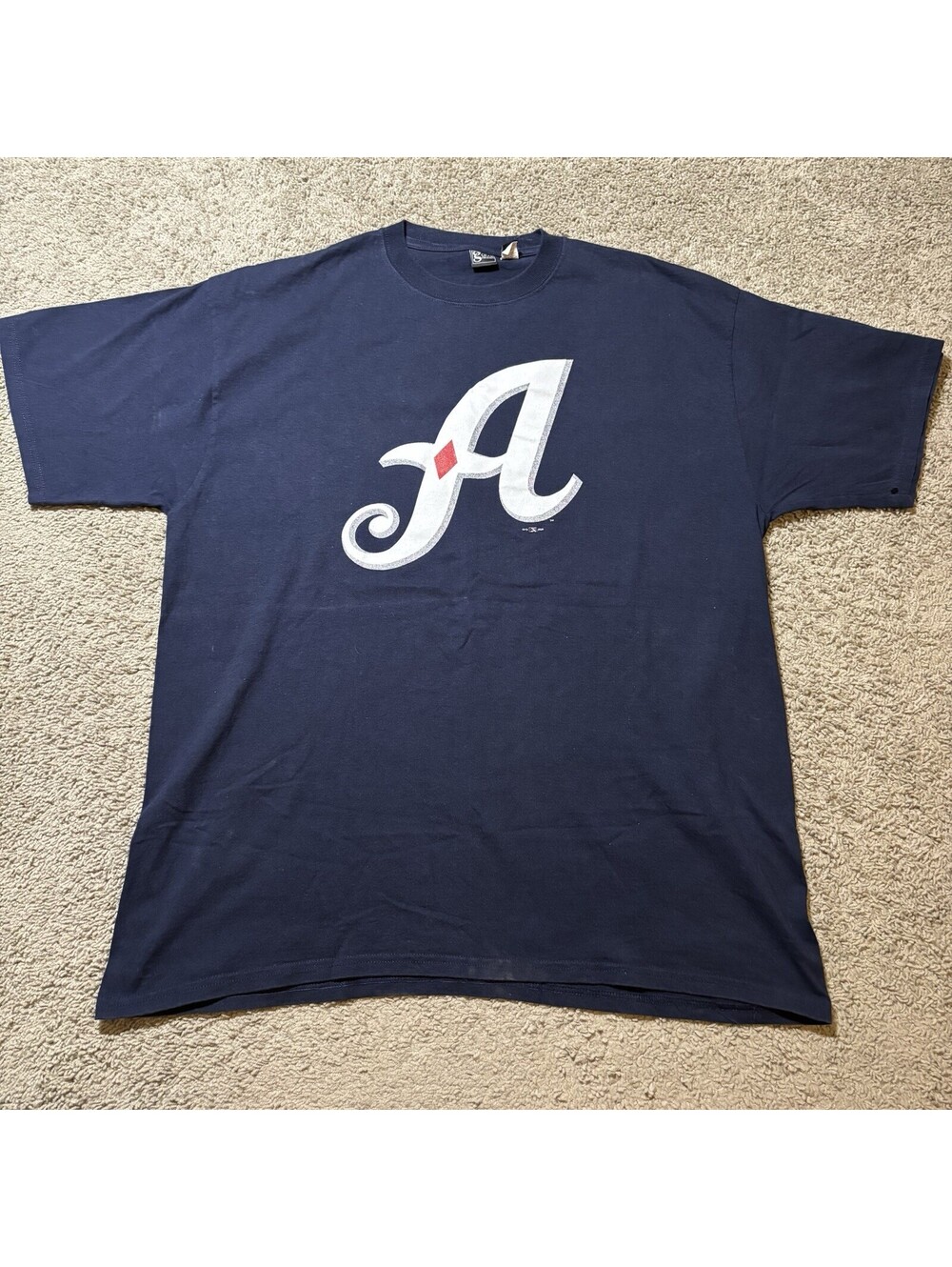 Gear For Sports Reno Aces MiLB Baseball Graphic Tee Shirt Size XXL Navy Blue